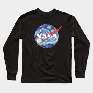 Nasa Starry Night Long Sleeve T-Shirt